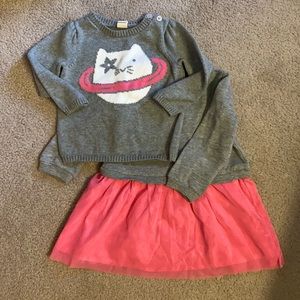 Like NEW Tucker+Tate Dress and Sweater 12m
